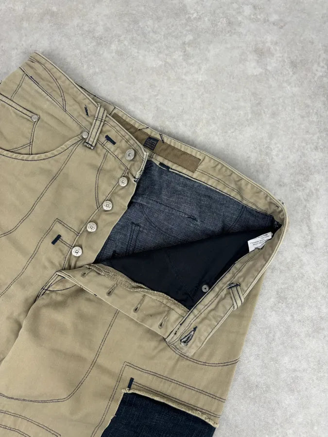 2000s Marithé + François Girbaud Beige Cargo Pants eOGDcUL 8