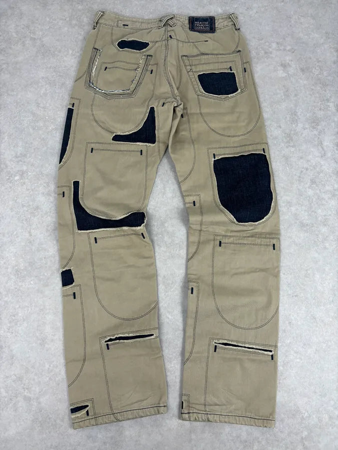 2000s Marithé + François Girbaud Beige Cargo Pants eOGDcUL 5