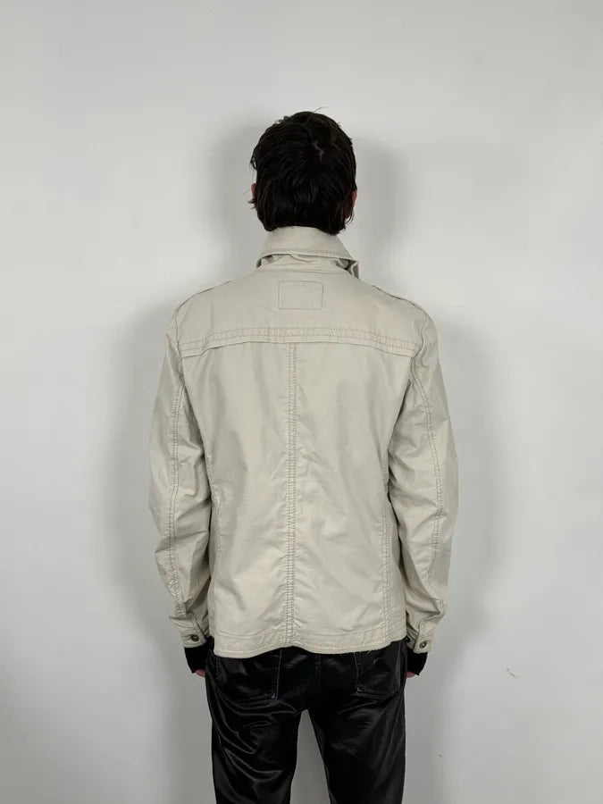 1990s Marithé + François Girbaud Beige Saharienne Jacket uTPaJQY 2