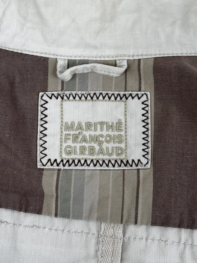 1990s Marithé + François Girbaud Beige Saharienne Jacket uTPaJQY 11