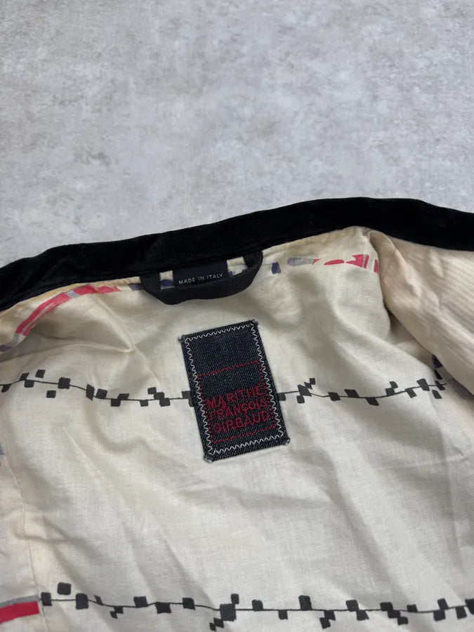 1990s Marithé + François Girbaud Black Blend Multi-Pocket Long Coat bbKydDl 12