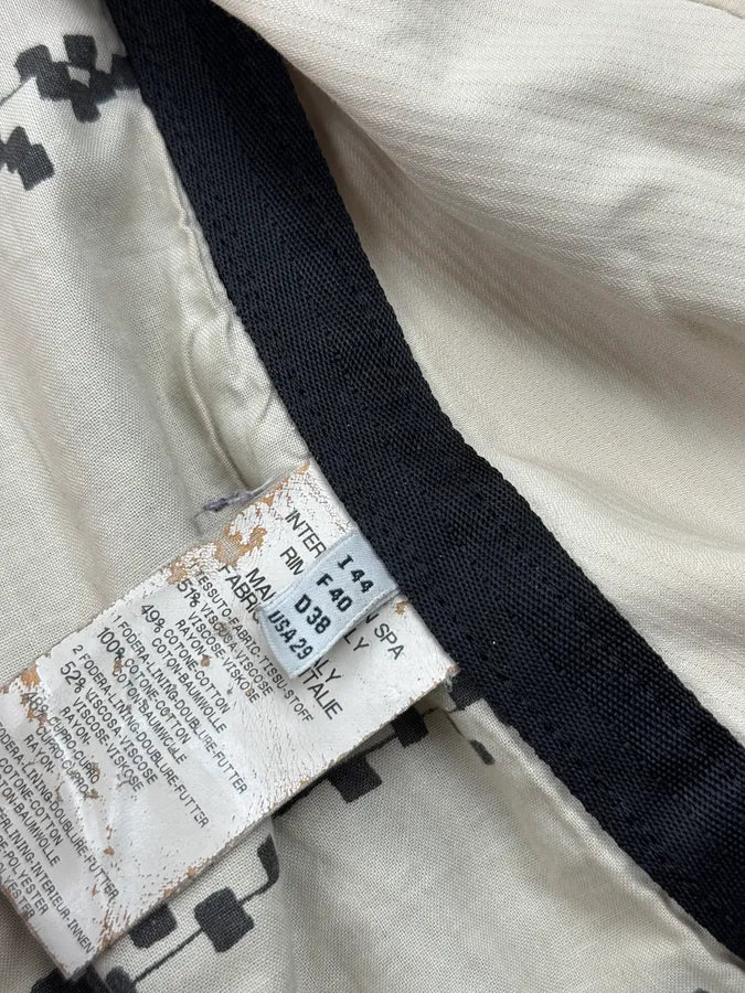 1990s Marithé + François Girbaud Black Blend Multi-Pocket Long Coat bbKydDl 13