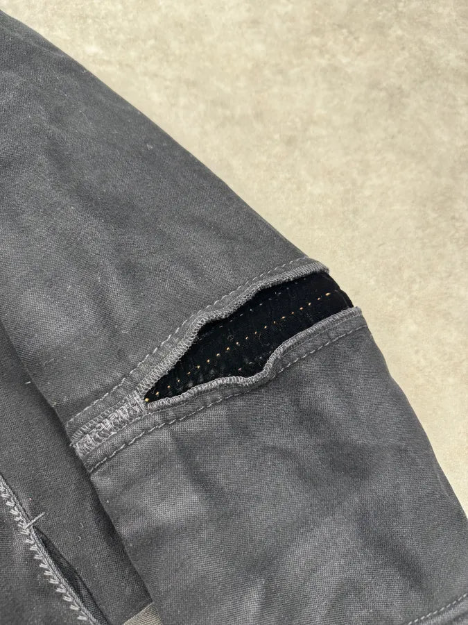 1990s Marithé + François Girbaud Black Blend Multi-Pocket Long Coat bbKydDl 10