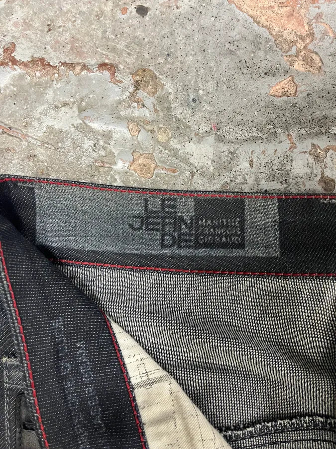 1990s Marithé + François Girbaud Black Denim Jeans pihikno 9