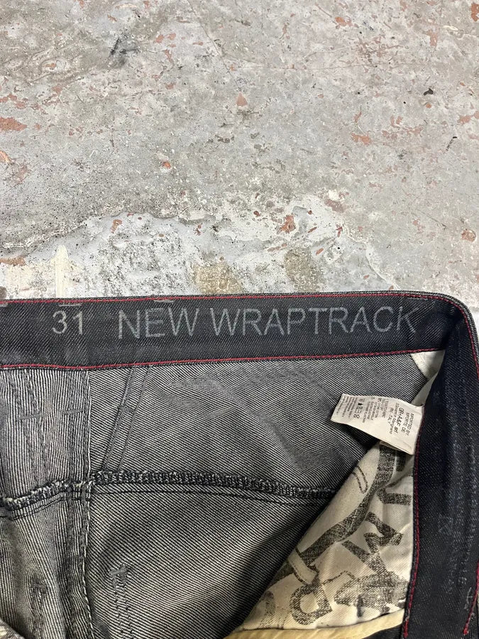 1990s Marithé + François Girbaud Black Denim Jeans pihikno 8