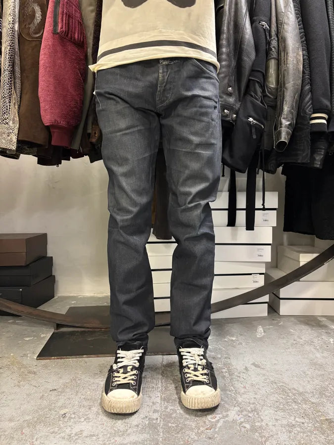 1990s Marithé + François Girbaud Black Denim Jeans pihikno 1