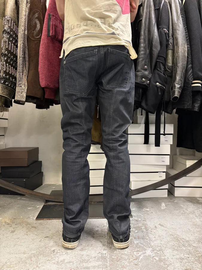 1990s Marithé + François Girbaud Black Denim Jeans pihikno 3