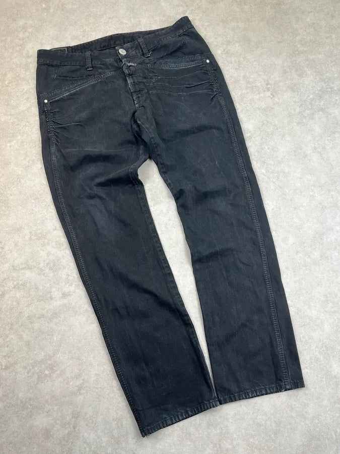 AW2006 Marithé + François Girbaud Black Straight Jeans iDeKnMp 4