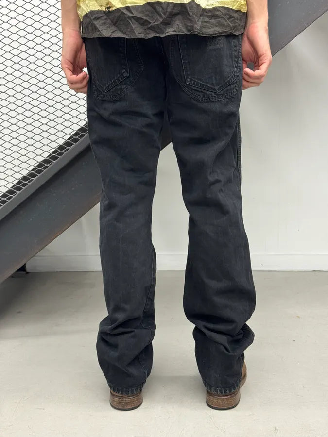 AW2006 Marithé + François Girbaud Black Straight Jeans iDeKnMp 3