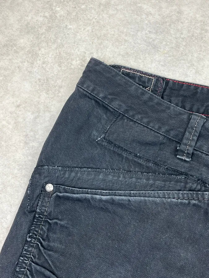 AW2006 Marithé + François Girbaud Black Straight Jeans iDeKnMp 9