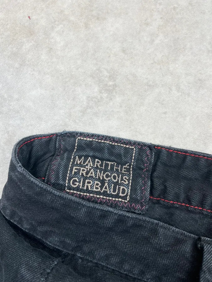 AW2006 Marithé + François Girbaud Black Straight Jeans iDeKnMp 13