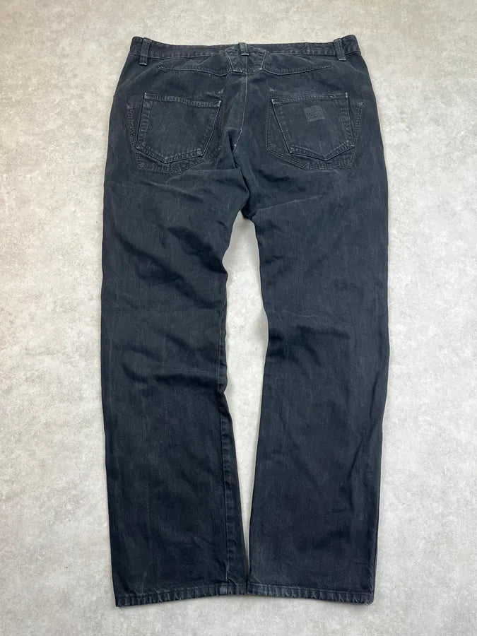 AW2006 Marithé + François Girbaud Black Straight Jeans iDeKnMp 6
