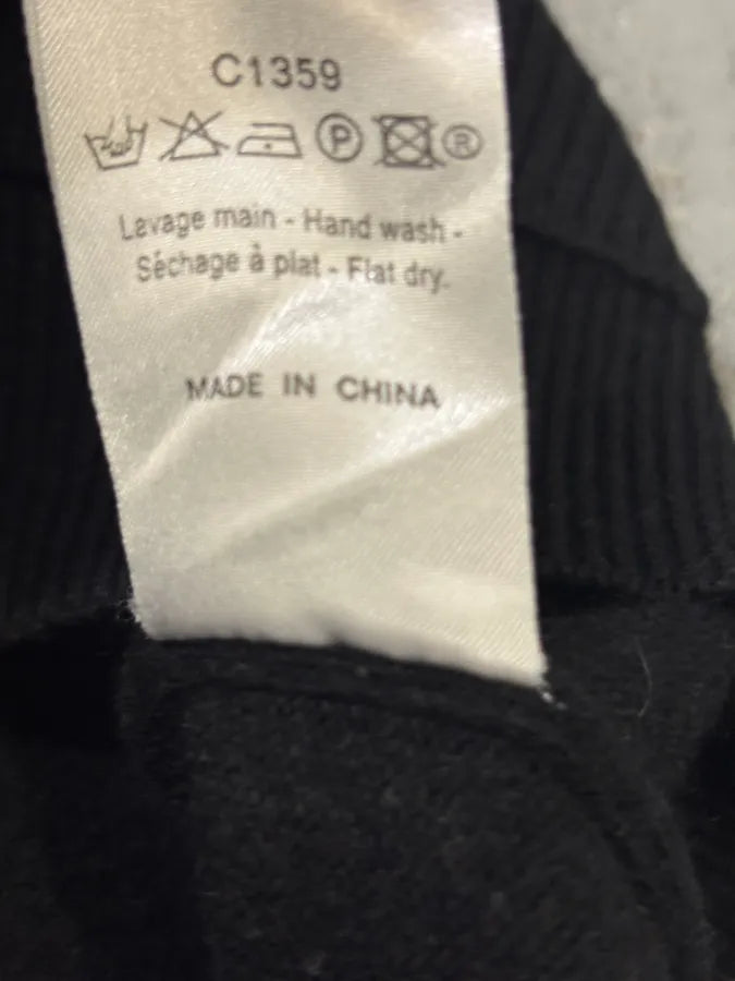 1990s Marithé + François Girbaud Black Wool Zip-up Sweater AFMZYnV 7