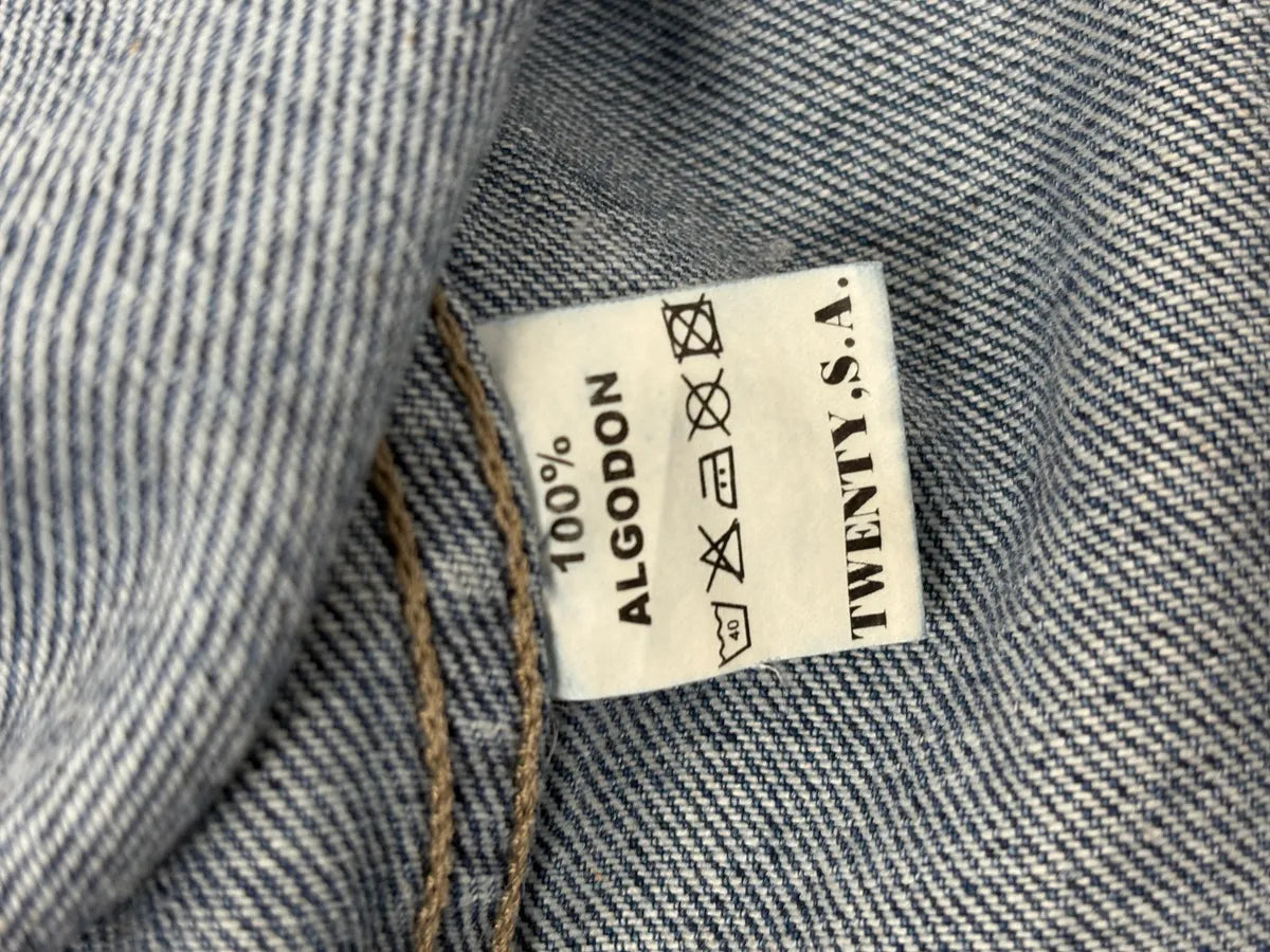 1990s Marithé + François Girbaud Blue Structured Denim Jacket zgkdBSQ 10