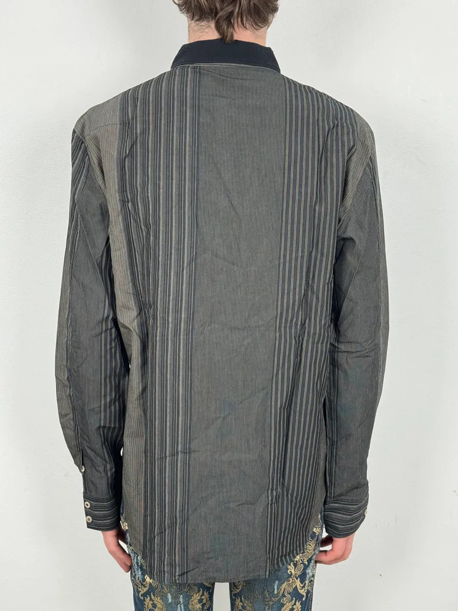 1990s Marithé + François Girbaud Brown Wings Distressed Shirt WNVfCWZ 2