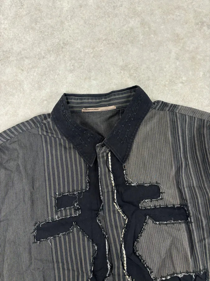 1990s Marithé + François Girbaud Brown Wings Distressed Shirt WNVfCWZ 3