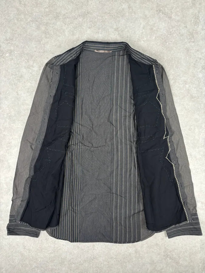 1990s Marithé + François Girbaud Brown Wings Distressed Shirt WNVfCWZ 6