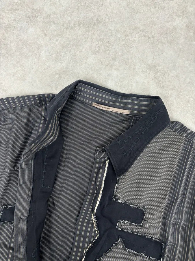 1990s Marithé + François Girbaud Brown Wings Distressed Shirt WNVfCWZ 7