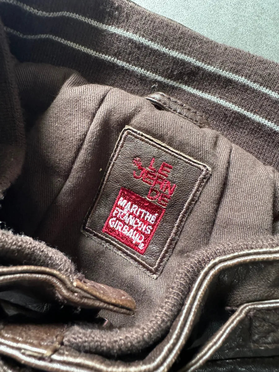 1990s Marithé + François Girbaud Brown Excellence Biker Jacket cYTtIlF 7