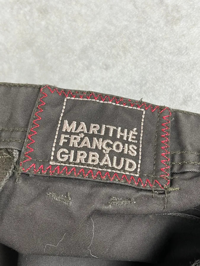 2000s Marithé + François Girbaud Brown Nylon Tattoo Large Pants fvQeQgQ 11