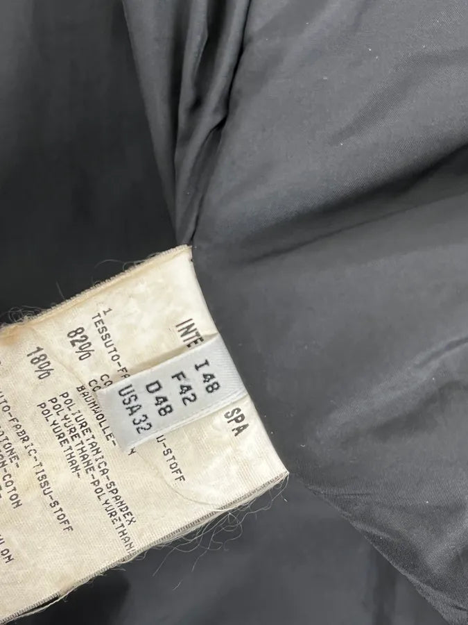 1990s Marithé + François Girbaud Avant-Garde Brut Grey Leather Jacket  AfRYCEo 11