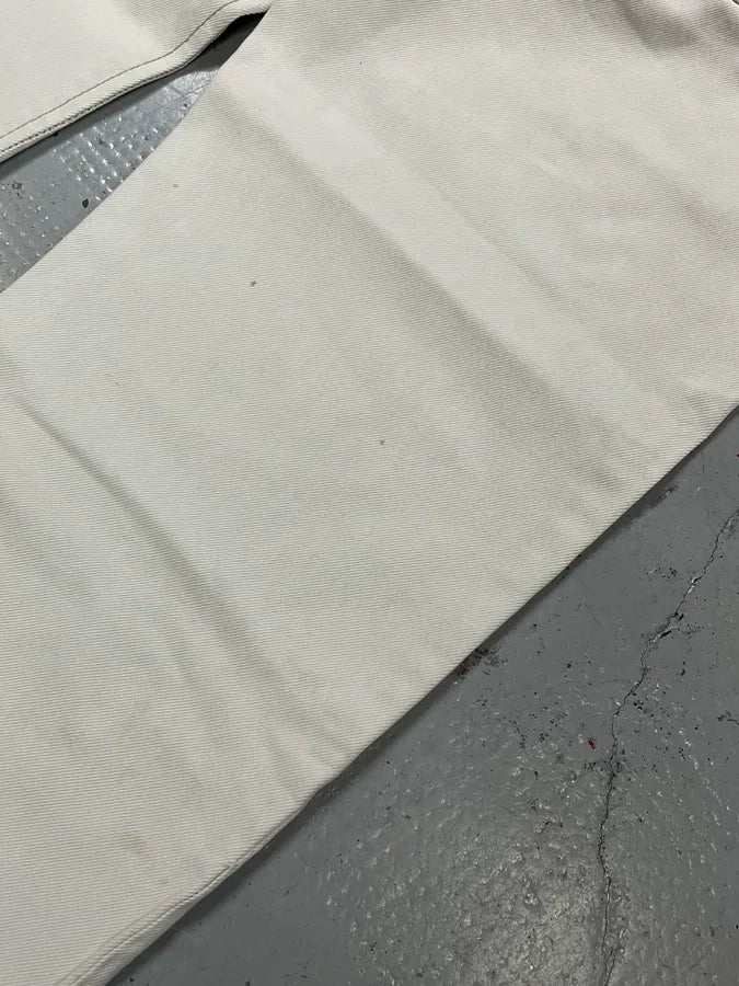 1990s Marithé + François Girbaud Distressed White Jeans ejsTmSP 11