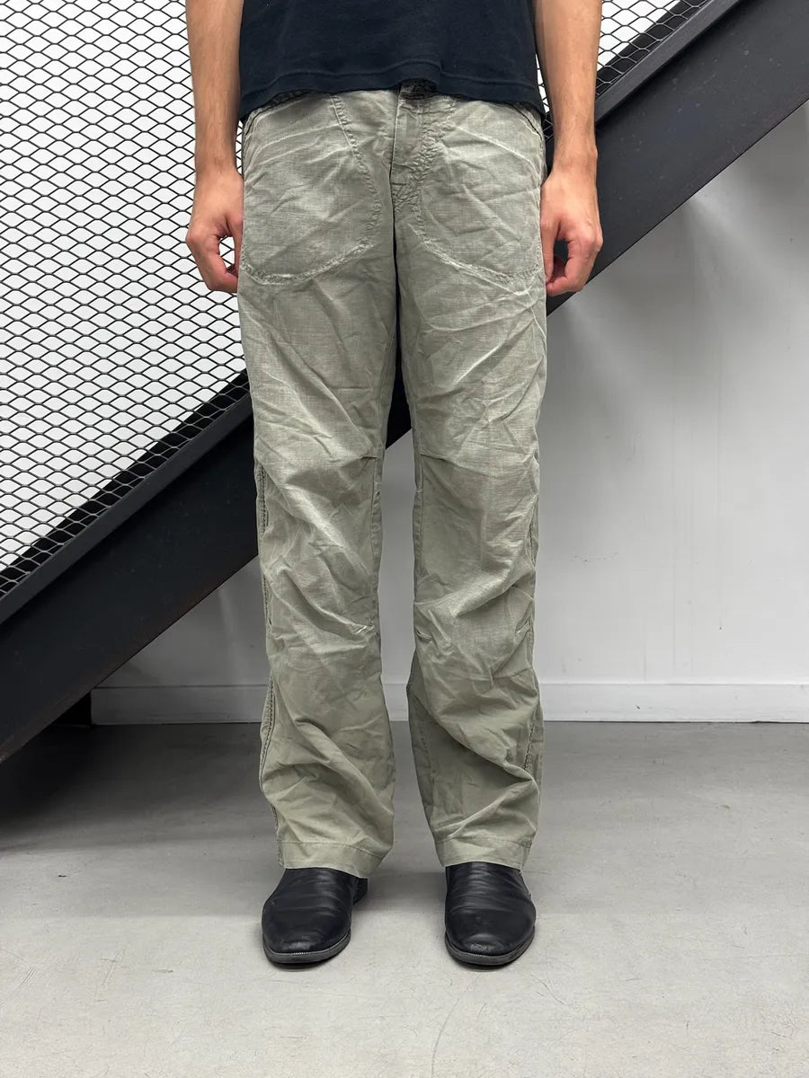 2000s Marithé + François Girbaud Faded Grey Denim Jeans XypAXuL 0