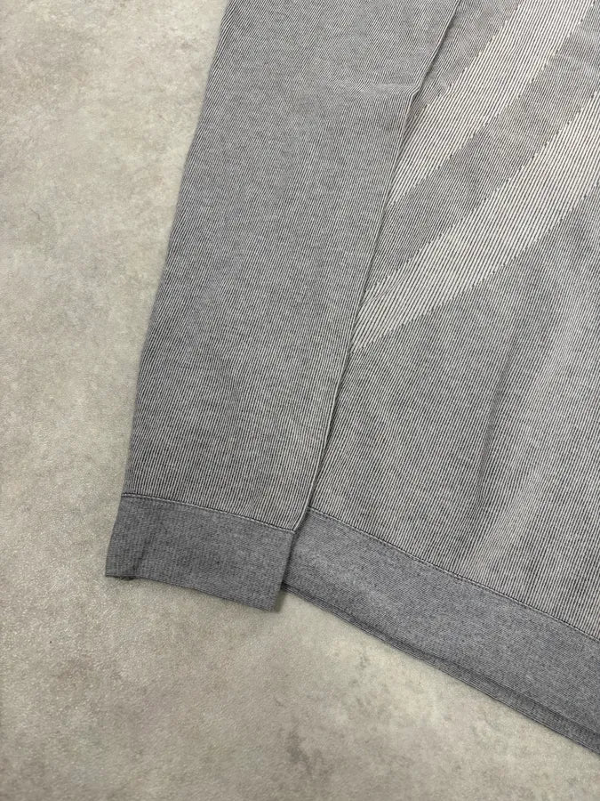 1990s Marithé + François Girbaud Grey Geometric Crewneck Sweater PhnGOkd 6