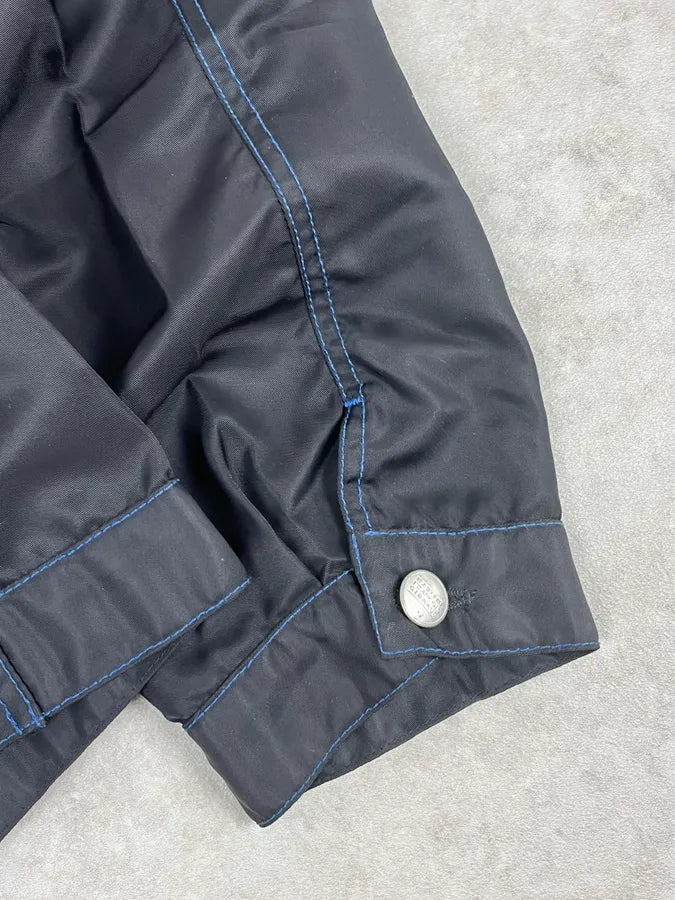 SS1998 Marithé + François Girbaud Navy Nylon Cargo Pocket Jacket upeNCRT 9