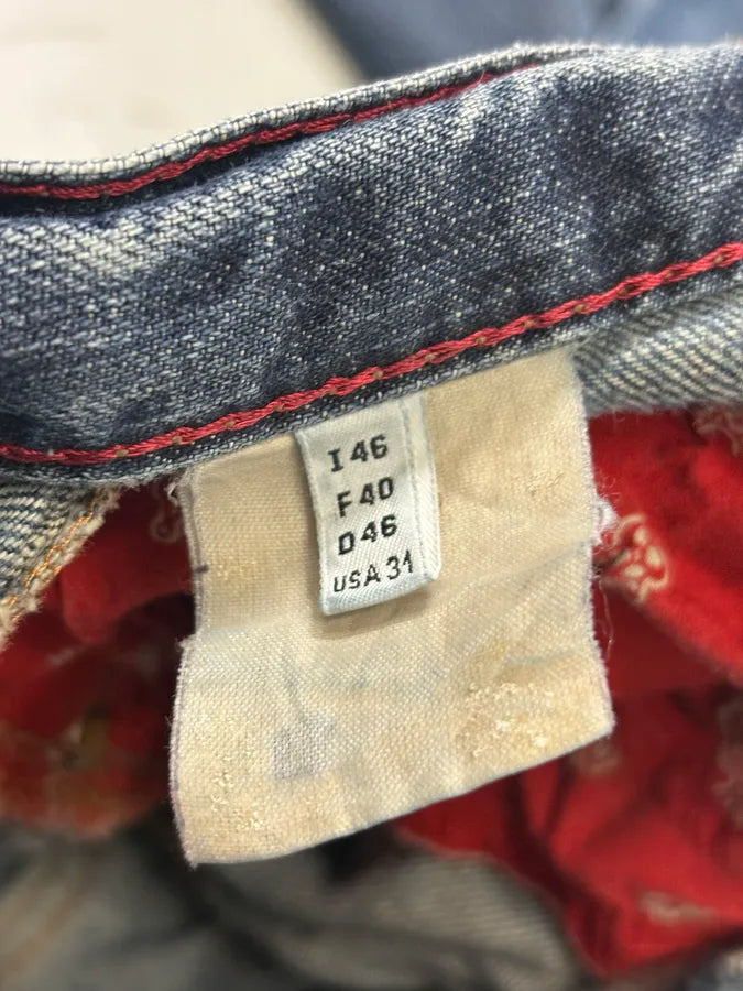 1990s Marithé + François Girbaud Navy Denim Cargo Jeans aVZNQYW 7