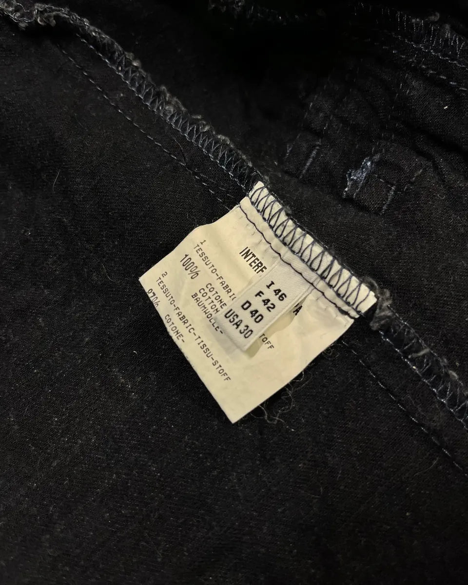 1990s Marithé + François Girbaud Navy Denim Colour-Block Denim Jacket hIujXJp 10