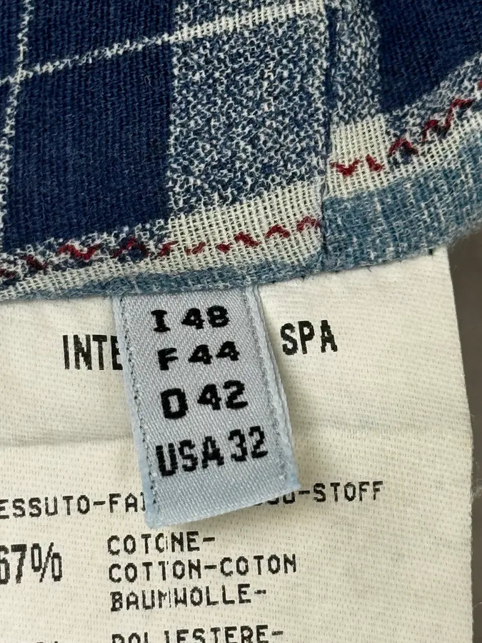 1990s Marithé + François Girbaud Navy Denim Blazer Jacket VQbnskF 13