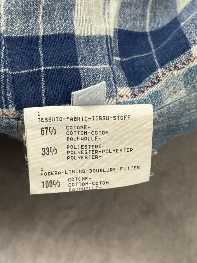 1990s Marithé + François Girbaud Navy Denim Blazer Jacket VQbnskF 14
