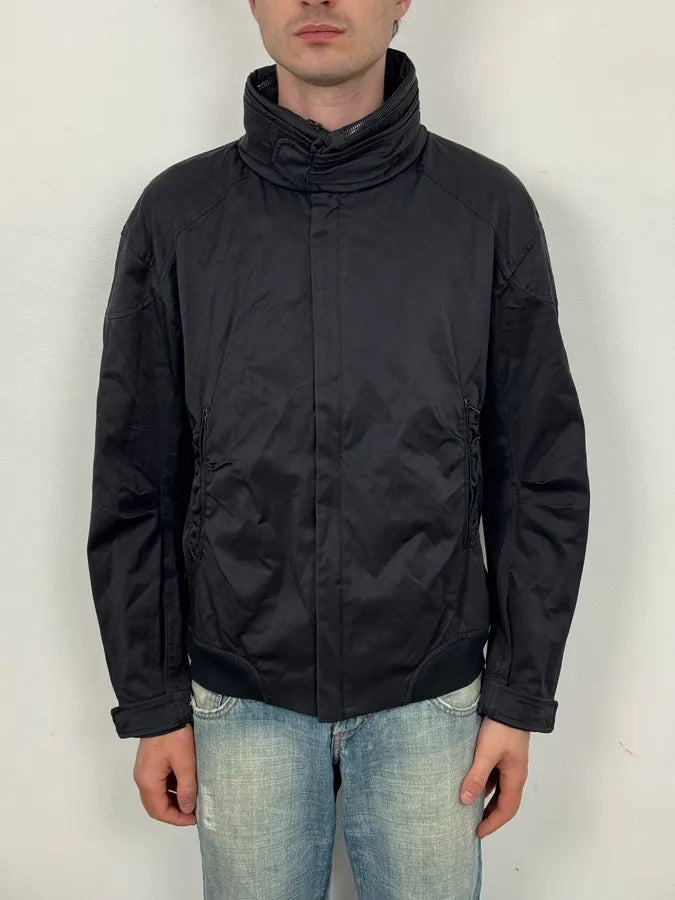 1990s Marithé + François Girbaud Navy Multi-Pocket Nylon Jacket GXytVlL 1