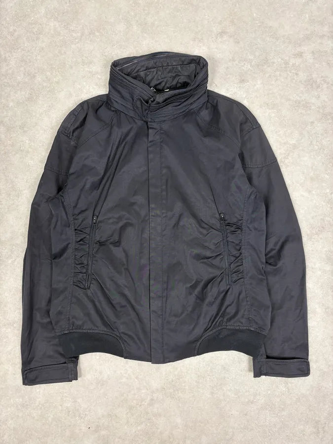 1990s Marithé + François Girbaud Navy Multi-Pocket Nylon Jacket GXytVlL 0