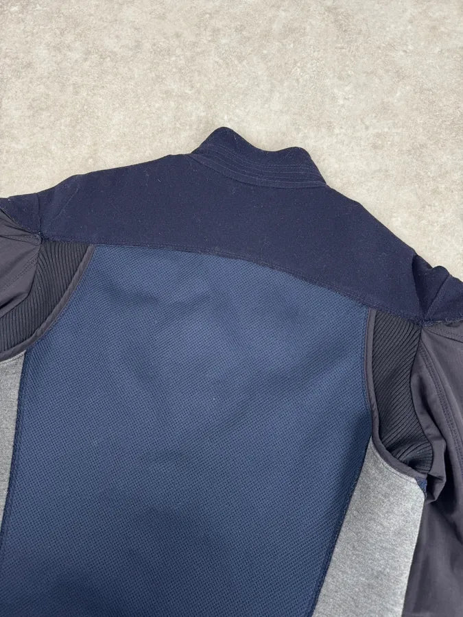 AW2007 Marithé + François Girbaud Navy Technical Padded Bomber Jacket UvBzkvE 5