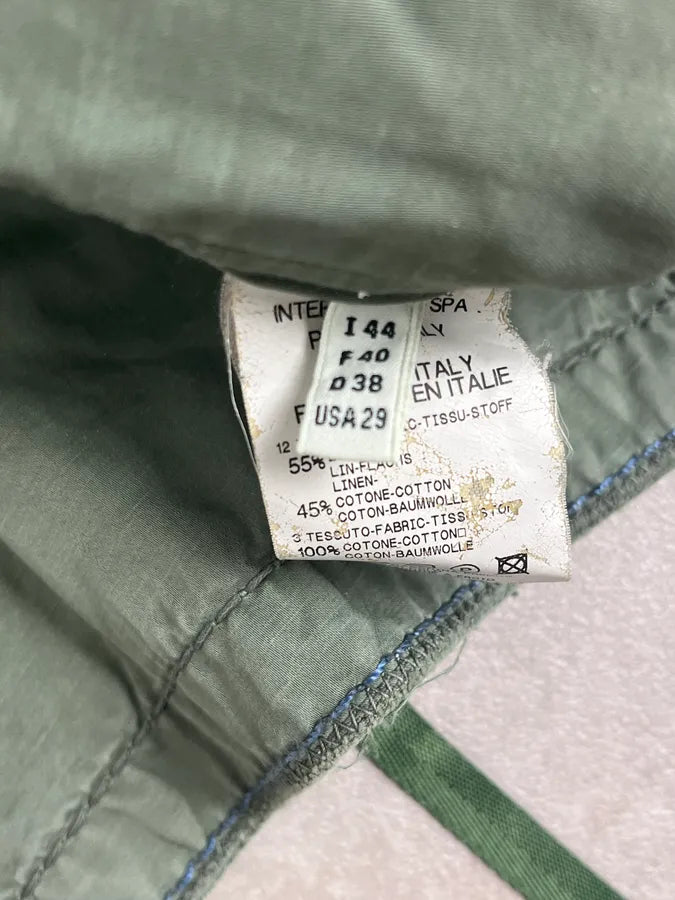 2000s Marithé + François Girbaud Olive Flowers Bondage Jacket BtwDgHz 8