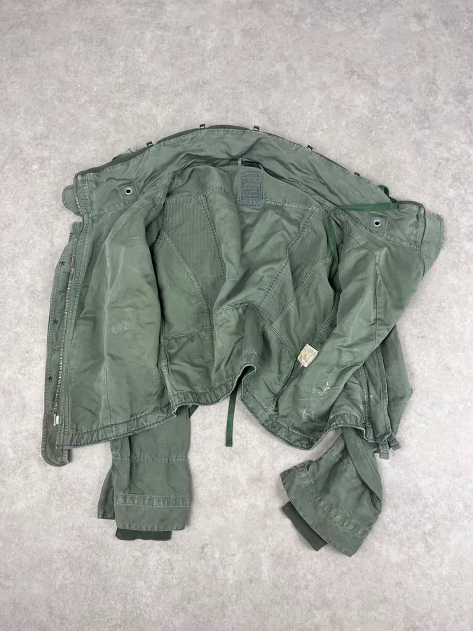 2000s Marithé + François Girbaud Olive Flowers Bondage Jacket BtwDgHz 7