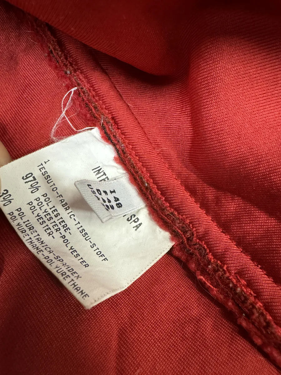 1990s Marithé + François Girbaud Red Fleece Sweatshirt kefLjMi 8