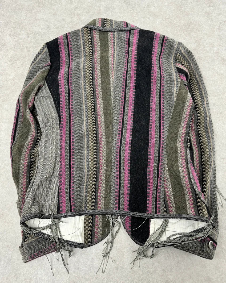 1990s Marithé + François Girbaud Striped Blazer Jacket WmBApmr 6