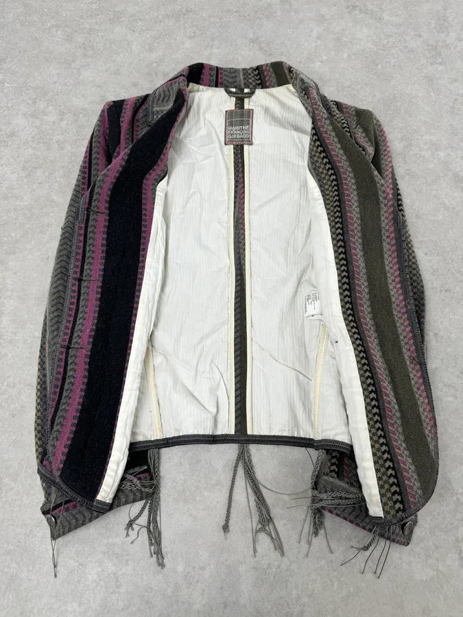 1990s Marithé + François Girbaud Striped Blazer Jacket WmBApmr 7