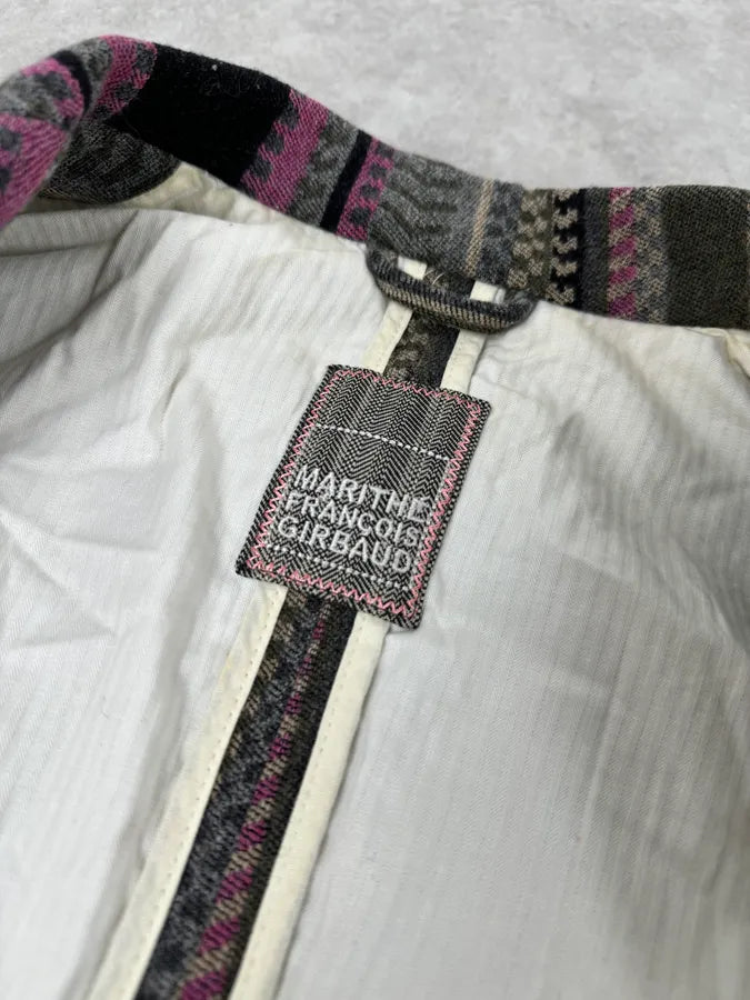 1990s Marithé + François Girbaud Striped Blazer Jacket WmBApmr 8