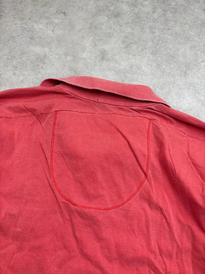 1990s Marithé & François Girbaud Coral Embroidered Polo risqjbV 5