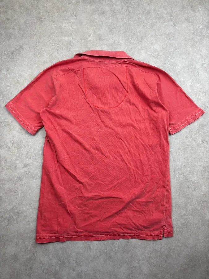 1990s Marithé & François Girbaud Coral Embroidered Polo risqjbV 4