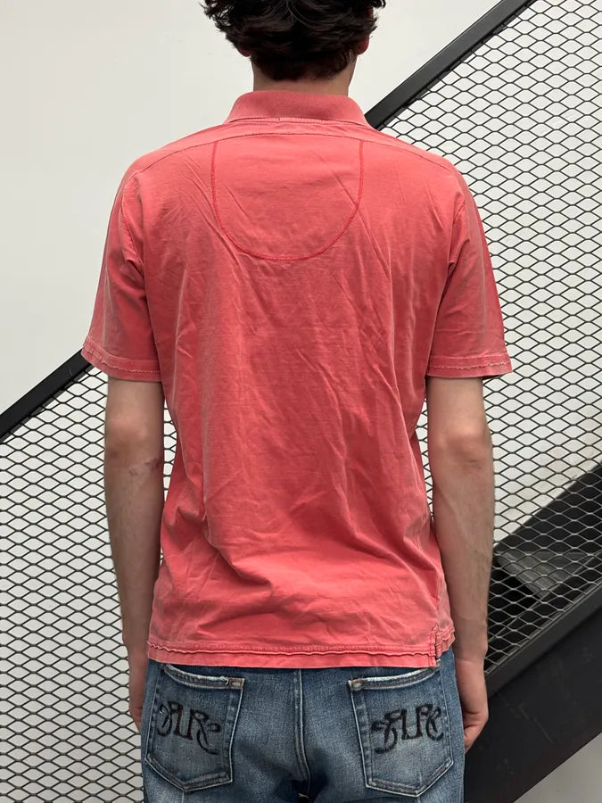 1990s Marithé & François Girbaud Coral Embroidered Polo risqjbV 2