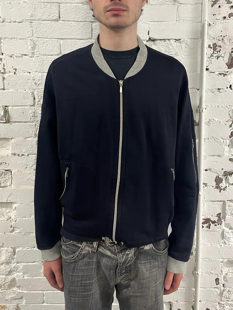 1990s Marithé et François Girbaud Navy & Grey Track Jacket UGaYDAa 1