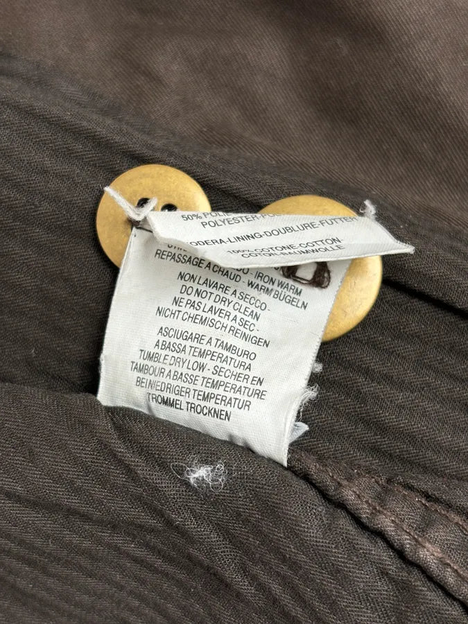 1990s Marithé & François Girbaud Taupe Corduroy Embroidered Multi-Pocket Blazer Jacket fKfGoHq 14