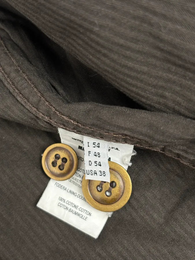 1990s Marithé & François Girbaud Taupe Corduroy Embroidered Multi-Pocket Blazer Jacket fKfGoHq 13