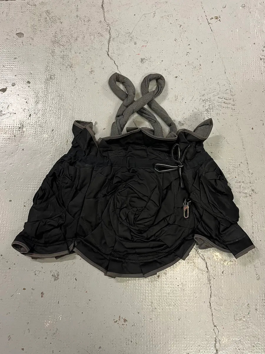 1990s Marithé + François Girbaud Abstract Flower Bag AUXohwP 1
