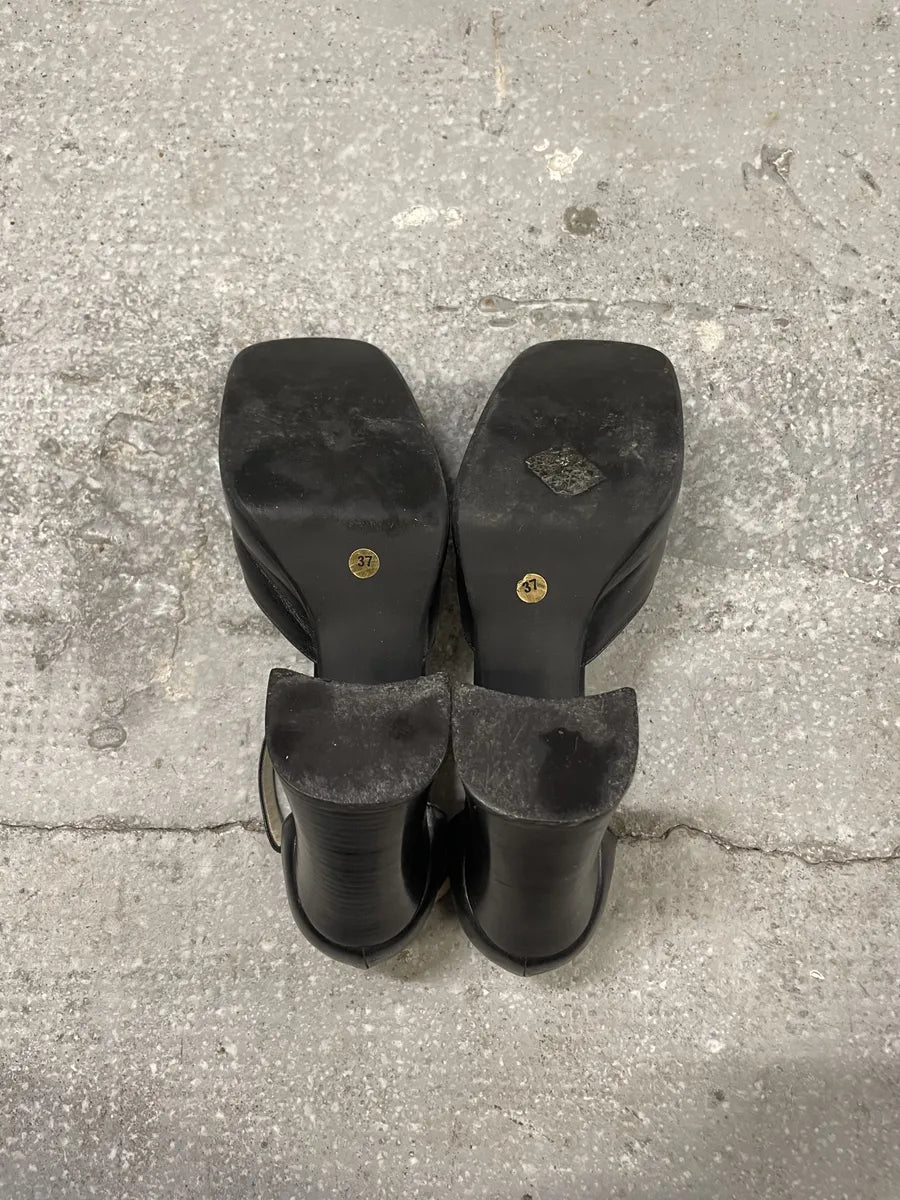 1990s MiuMiu Black Heels Pump (37eu/us5) 8